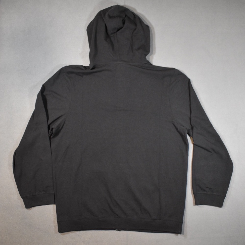 Skims Jersey Lounge Mens Zip Up Hoodie Black X-Large Soft Loungewear - Picture 3 of 8